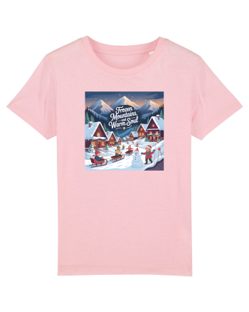 FROZEN MOUNTAINS, WARM SOUL  - CRACIUN  - SANIUSUL  COPILARIEI Cotton Pink