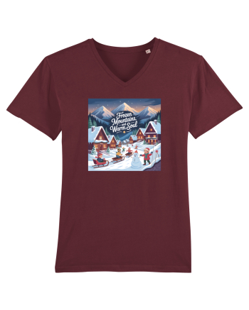 FROZEN MOUNTAINS, WARM SOUL  - CRACIUN  - SANIUSUL  COPILARIEI Burgundy