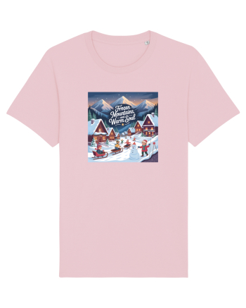 FROZEN MOUNTAINS, WARM SOUL  - CRACIUN  - SANIUSUL  COPILARIEI Cotton Pink
