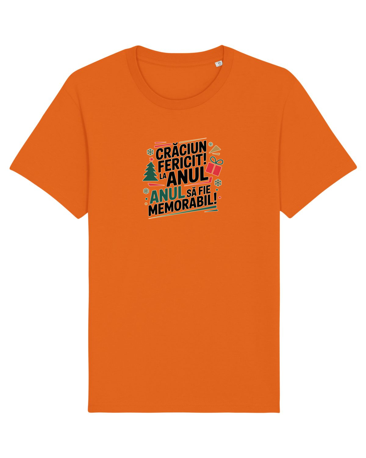Tricou mânecă scurtă Unisex Rocker Bright Orange