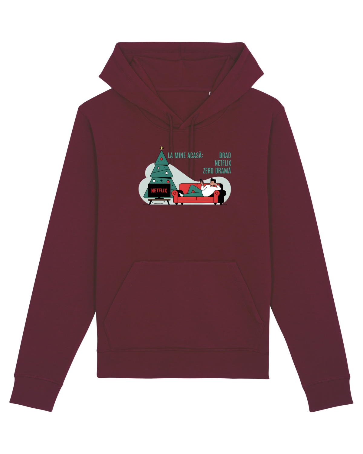 Hanorac Unisex Drummer Burgundy