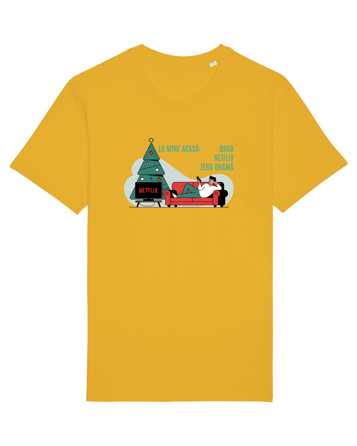Tricou mânecă scurtă Unisex Rocker Spectra Yellow