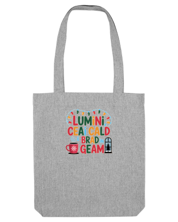 LUMINI, CEAI CALD SI BRAD LA GEAM - CRACIUN 2 Heather Grey