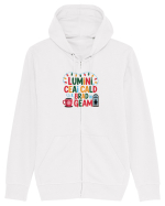 LUMINI, CEAI CALD SI BRAD LA GEAM - CRACIUN 2 Hanorac cu fermoar Unisex Connector