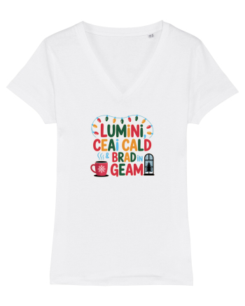 LUMINI, CEAI CALD SI BRAD LA GEAM - CRACIUN 2 White