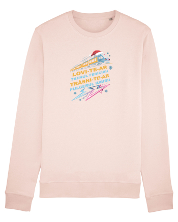 LOVI-TE-AR TRENUL ...FERICIRII, TRASNI-TE-AR FULGERUL IUBIRII! URARE FUNNY Candy Pink