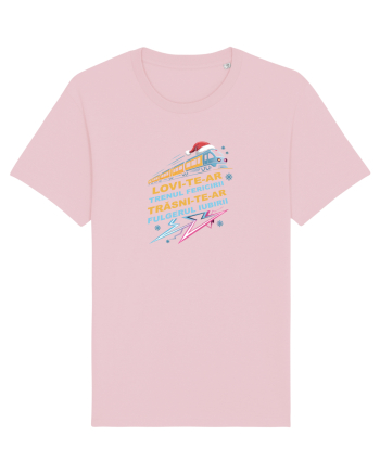 LOVI-TE-AR TRENUL ...FERICIRII, TRASNI-TE-AR FULGERUL IUBIRII! URARE FUNNY Cotton Pink