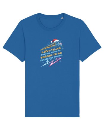 LOVI-TE-AR TRENUL ...FERICIRII, TRASNI-TE-AR FULGERUL IUBIRII! URARE FUNNY Royal Blue