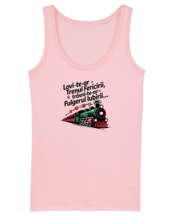 LOVI-TE-AR TRENUL...FERICIRII, TRASNI-TE-AR FULGERUL IUBIRII! URARE FUNNY 2 Cotton Pink