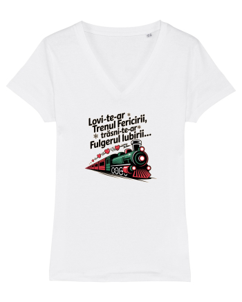 LOVI-TE-AR TRENUL...FERICIRII, TRASNI-TE-AR FULGERUL IUBIRII! URARE FUNNY 2 White