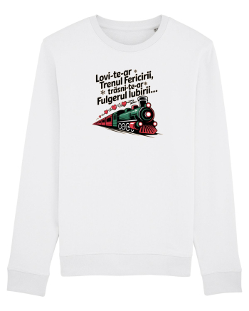 LOVI-TE-AR TRENUL...FERICIRII, TRASNI-TE-AR FULGERUL IUBIRII! URARE FUNNY 2 White