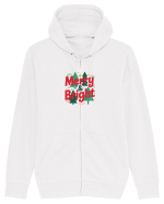 MERRY & BRIGHT  - CRACIUN Hanorac cu fermoar Unisex Connector