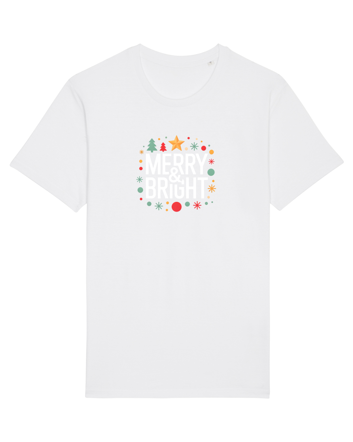 Tricou mânecă scurtă Unisex Rocker White