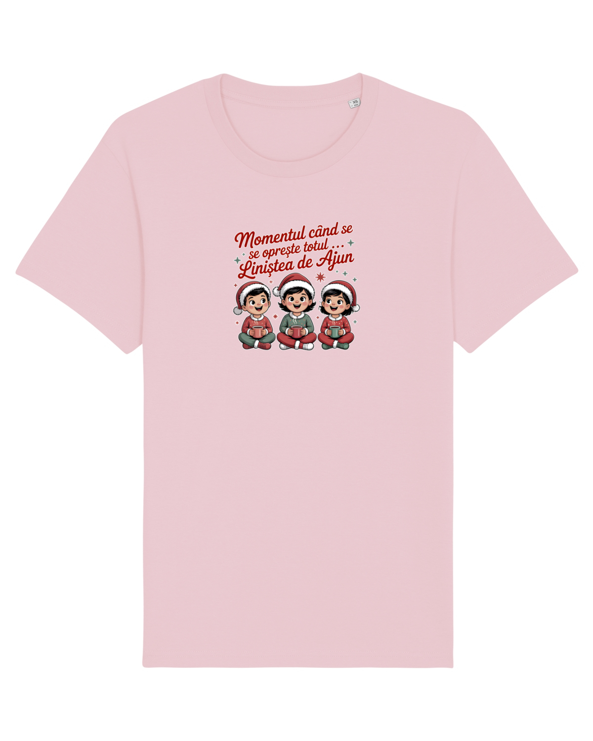 Tricou mânecă scurtă Unisex Rocker Cotton Pink