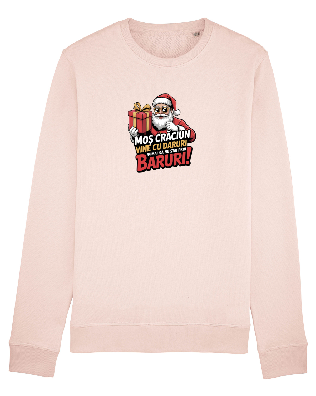 Bluză mânecă lungă Unisex Rise Candy Pink
