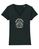 NOAPTEA MAGICA DE AJUN 1 Tricou mânecă scurtă guler V Damă Evoker