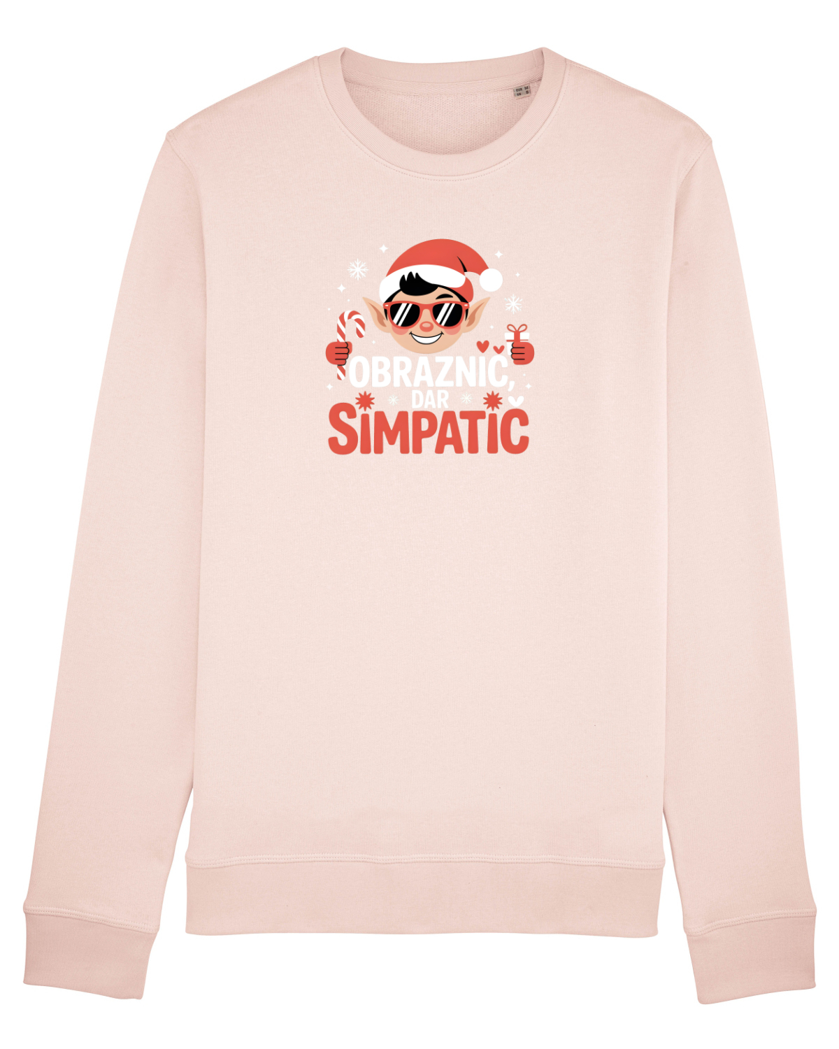 Bluză mânecă lungă Unisex Rise Candy Pink