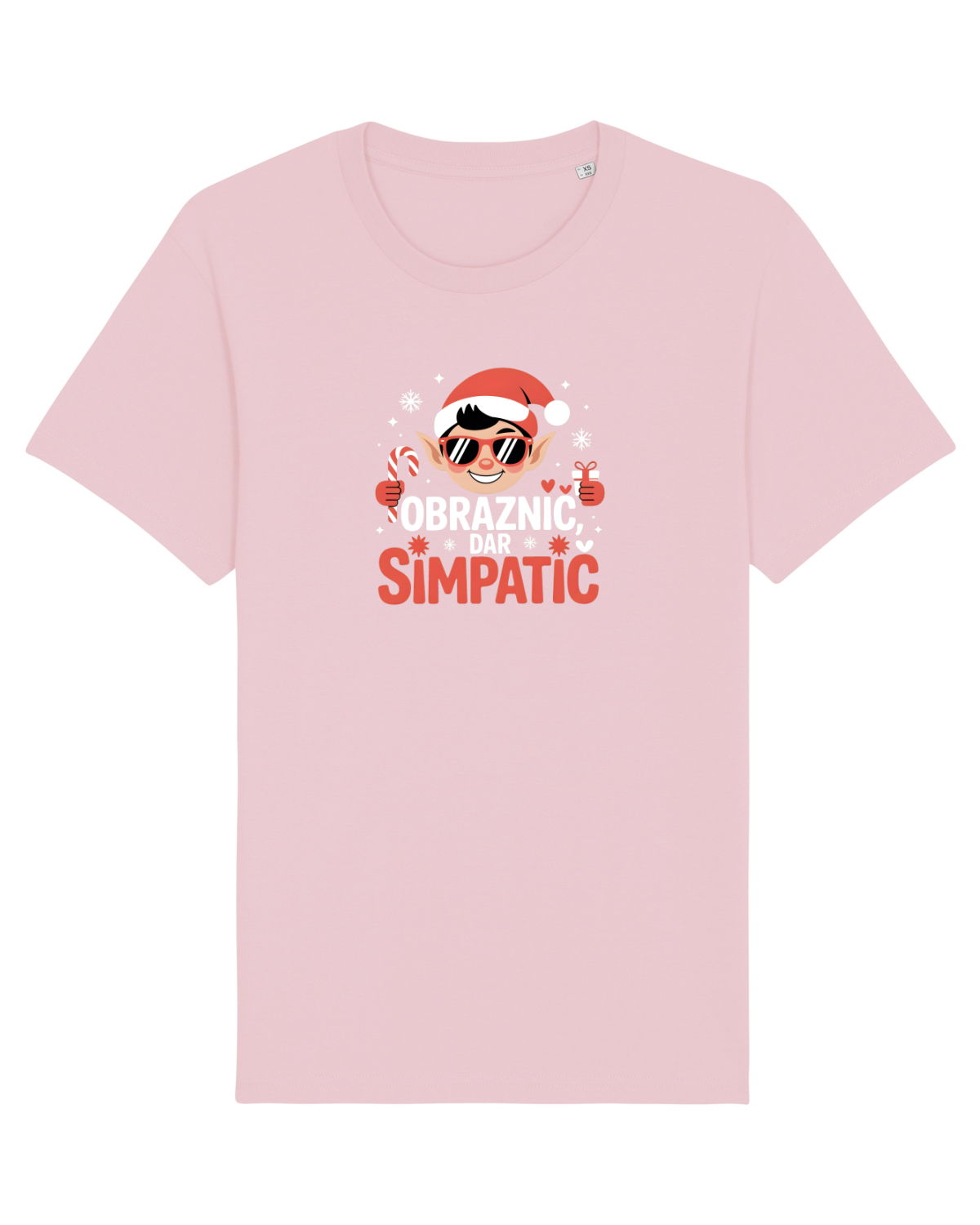 Tricou mânecă scurtă Unisex Rocker Cotton Pink