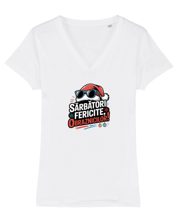 SARBATORI FERICITE, OBRAZNICILOR!  White