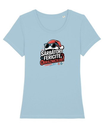 SARBATORI FERICITE, OBRAZNICILOR!  Sky Blue