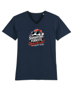 SARBATORI FERICITE, OBRAZNICILOR!  Tricou mânecă scurtă guler V Bărbat Presenter