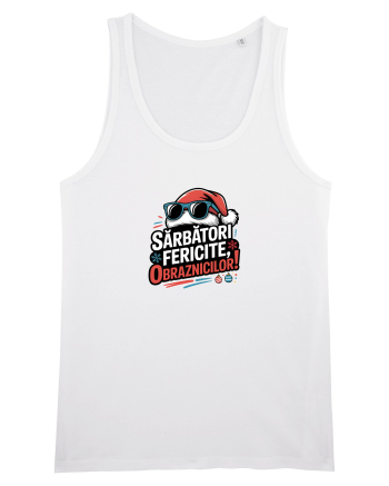 SARBATORI FERICITE, OBRAZNICILOR!  White