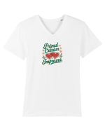 PRIMUL CRACIUN IMPREUNA - CUPLU Tricou mânecă scurtă guler V Bărbat Presenter