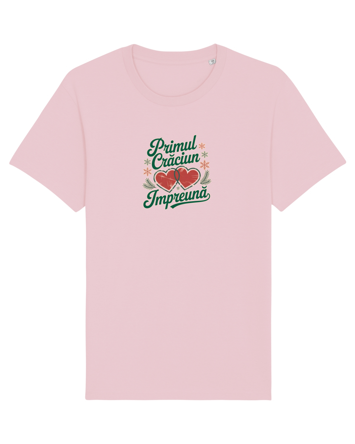 Tricou mânecă scurtă Unisex Rocker Cotton Pink
