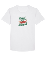 PRIMUL CRACIUN IMPREUNA - CUPLU Tricou mânecă scurtă guler larg Bărbat Skater