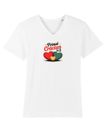 PRIMUL CRACIUN IMPREUNA - MAMA & TATA & BEBE Tricou mânecă scurtă guler V Bărbat Presenter