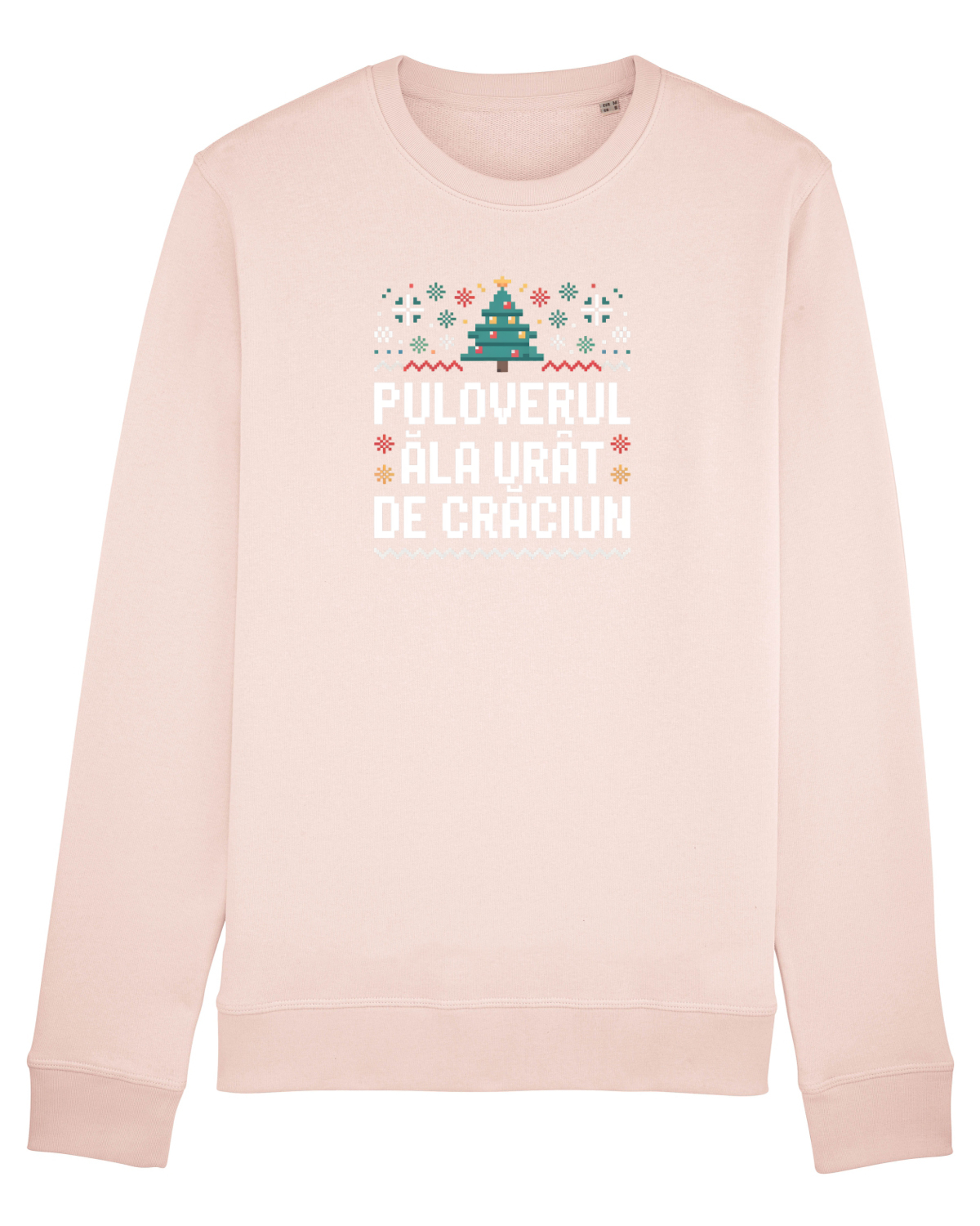 Bluză mânecă lungă Unisex Rise Candy Pink