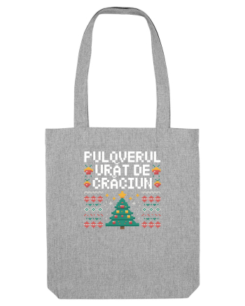 PULOVERUL  URAT DE CRACIUN Heather Grey