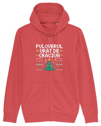 PULOVERUL  URAT DE CRACIUN Carmine Red