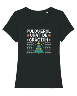 PULOVERUL  URAT DE CRACIUN Tricou mânecă scurtă guler larg fitted Damă Expresser