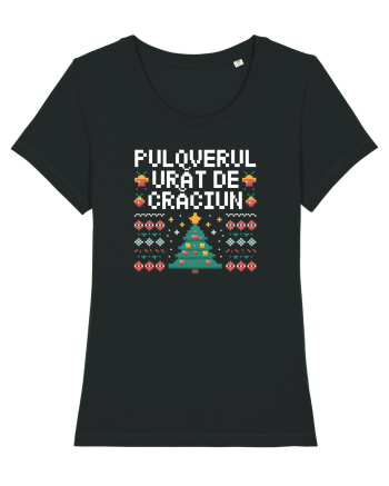 PULOVERUL  URAT DE CRACIUN Black