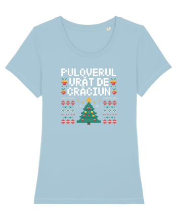 PULOVERUL  URAT DE CRACIUN Sky Blue