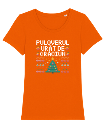 PULOVERUL  URAT DE CRACIUN Bright Orange