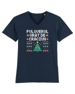 PULOVERUL  URAT DE CRACIUN Tricou mânecă scurtă guler V Bărbat Presenter