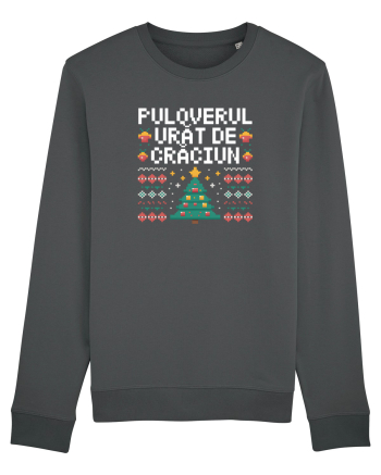 PULOVERUL  URAT DE CRACIUN Anthracite
