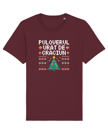 PULOVERUL  URAT DE CRACIUN Burgundy