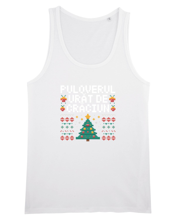 PULOVERUL  URAT DE CRACIUN White