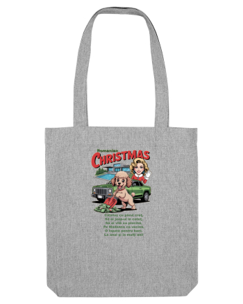 ROMANIAN CHRISTMAS - CRACIUNUL ROMANESC - URARE AMUZANTA - JEEP - MADONNA Heather Grey