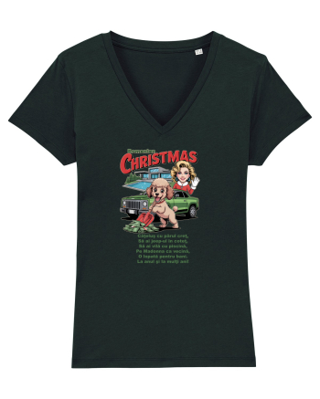 ROMANIAN CHRISTMAS - CRACIUNUL ROMANESC - URARE AMUZANTA - JEEP - MADONNA Black