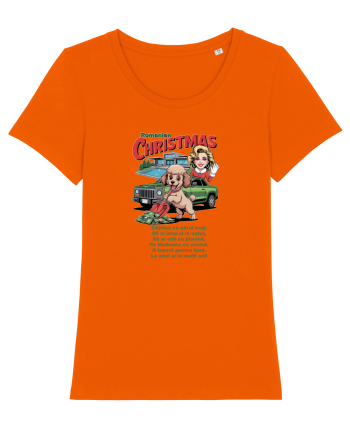 ROMANIAN CHRISTMAS - CRACIUNUL ROMANESC - URARE AMUZANTA - JEEP - MADONNA Bright Orange