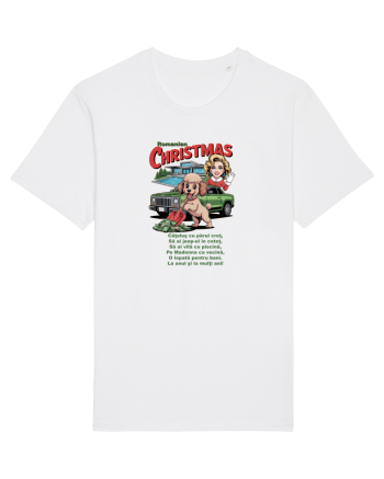 ROMANIAN CHRISTMAS - CRACIUNUL ROMANESC - URARE AMUZANTA - JEEP - MADONNA White