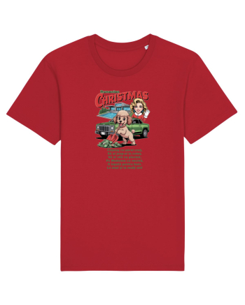 ROMANIAN CHRISTMAS - CRACIUNUL ROMANESC - URARE AMUZANTA - JEEP - MADONNA Red