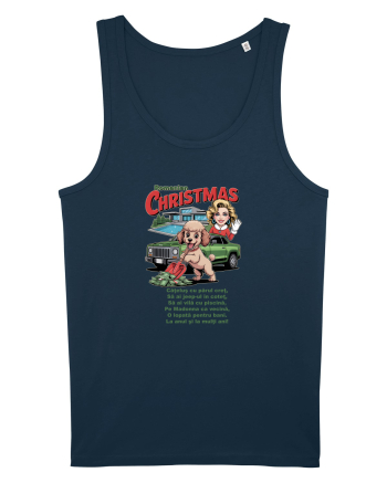 ROMANIAN CHRISTMAS - CRACIUNUL ROMANESC - URARE AMUZANTA - JEEP - MADONNA Navy