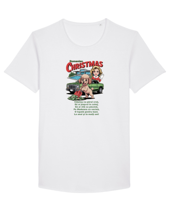 ROMANIAN CHRISTMAS - CRACIUNUL ROMANESC - URARE AMUZANTA - JEEP - MADONNA White