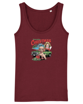 ROMANIAN CHRISTMAS  2- CRACIUNUL ROMANESC - URARE AMUZANTA - JEEP - MADONNA Burgundy