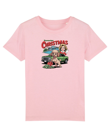 ROMANIAN CHRISTMAS  2- CRACIUNUL ROMANESC - URARE AMUZANTA - JEEP - MADONNA Cotton Pink